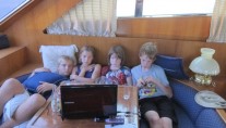 Yacht SEA DREAM -  Watching TV indoors